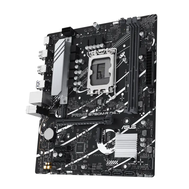 ASUS PRIME B760M-R D4 LGA1700 Micro-ATX