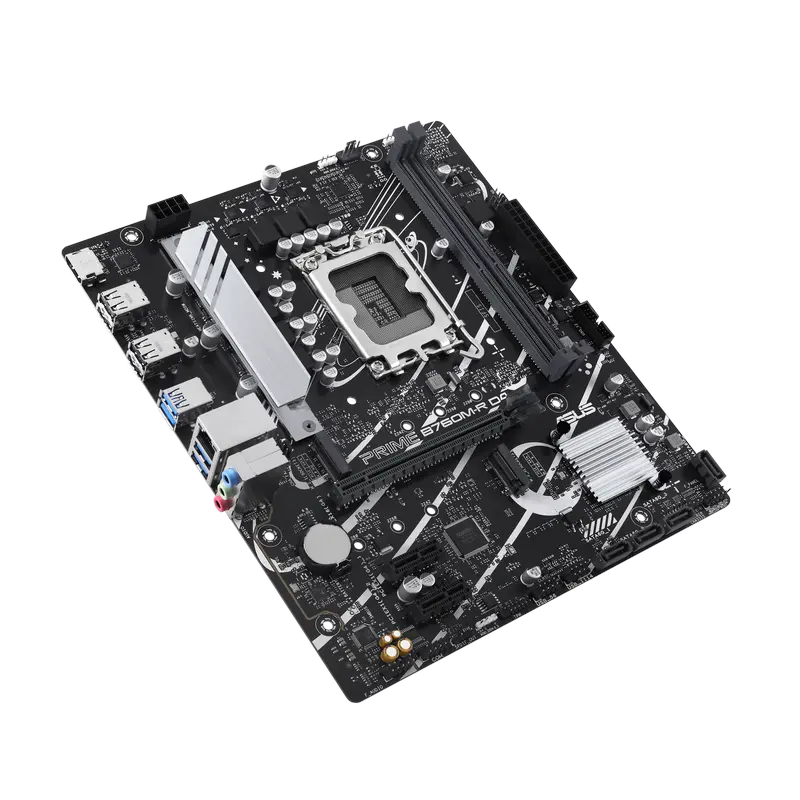 ASUS PRIME B760M-R D4 LGA1700 Micro-ATX