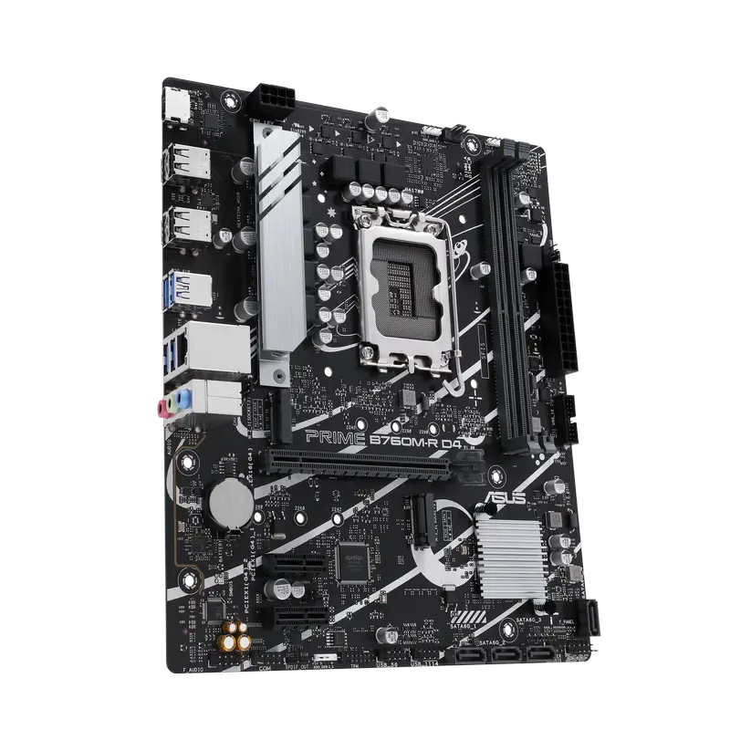 ASUS PRIME B760M-R D4 LGA1700 Micro-ATX