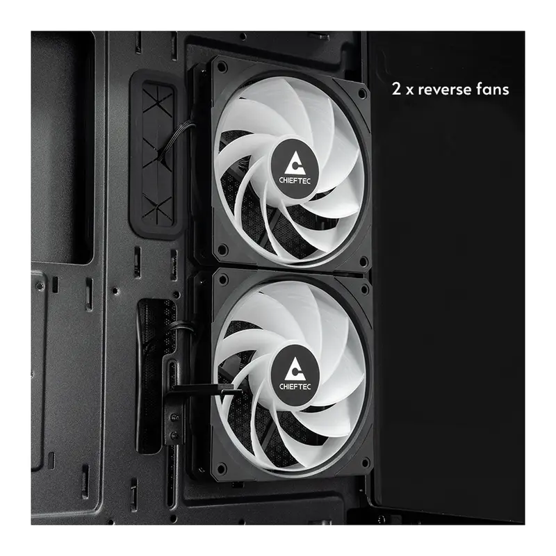 Chieftec GT-01B-OP Midi-Tower Черный