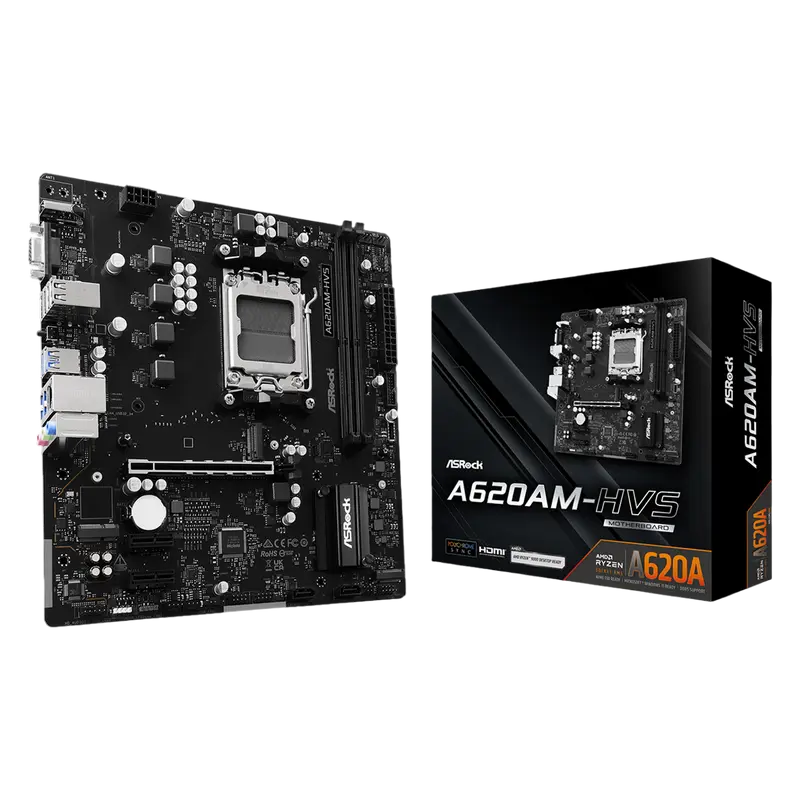 ASRock A620AM-HVS AM5 Micro-ATX