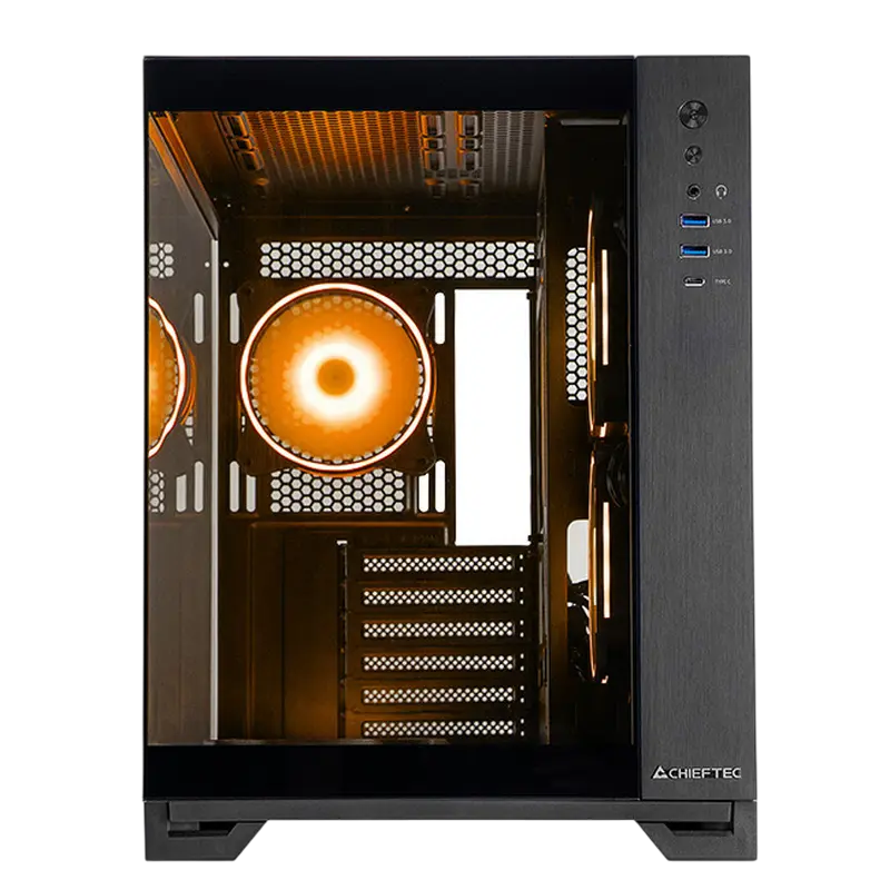 Chieftec GM-30B-TG-OP Midi-Tower Black
