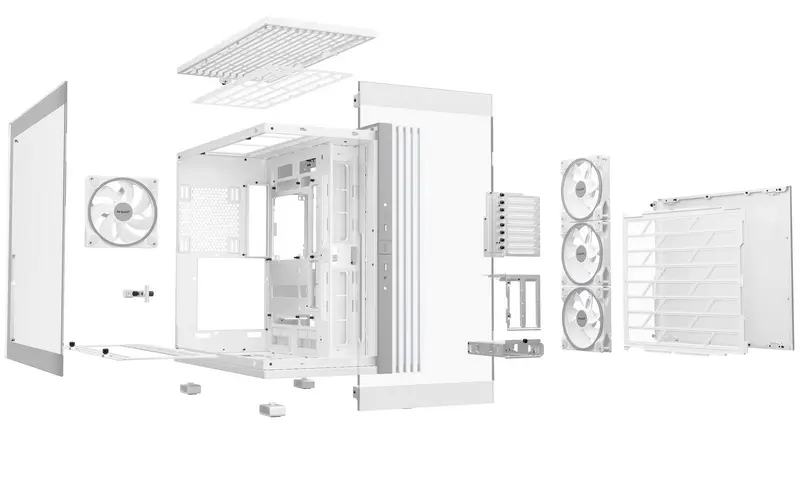 be quiet! LIGHT BASE 900 FX Midi-Tower Alb