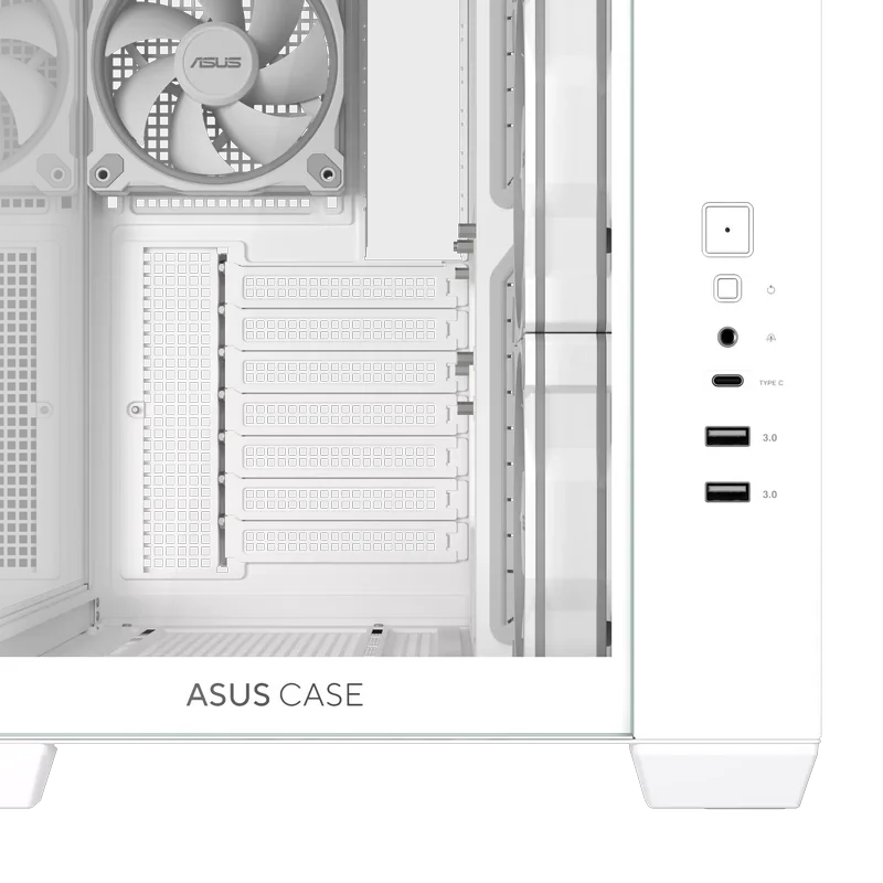 ASUS A32 PLUS TG Midi-Tower Alb