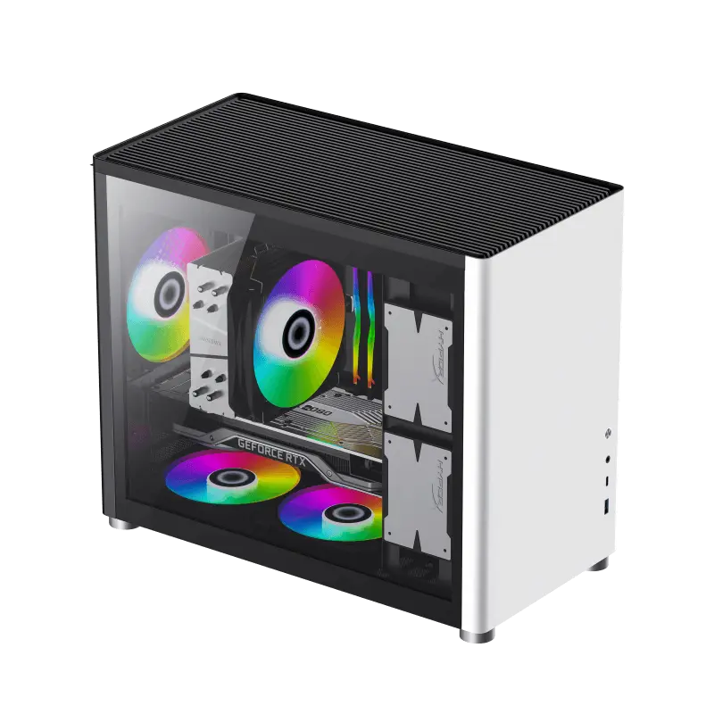 Gamemax SPARK Mini-Tower Alb