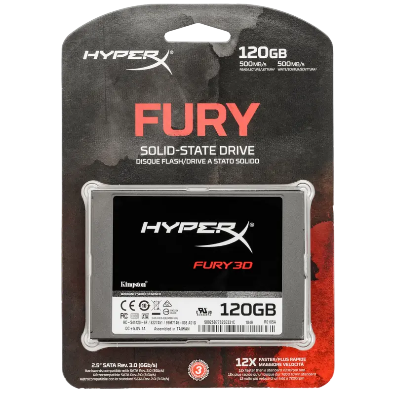 Kingston Fury 3D 120 GB