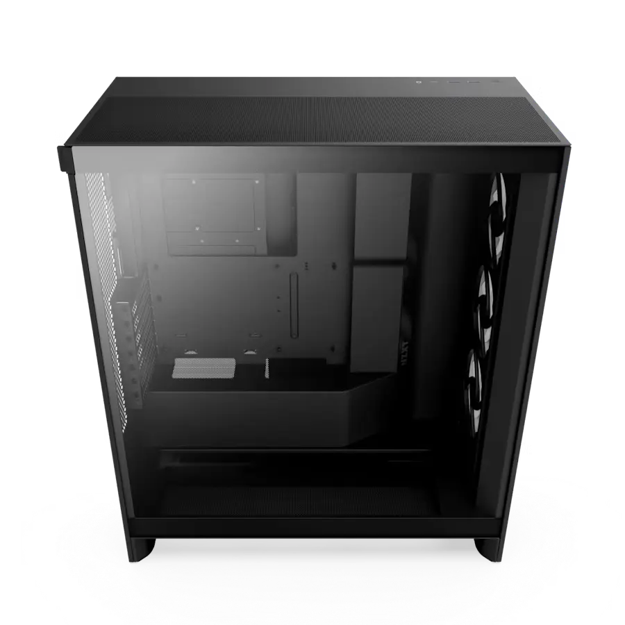 NZXT H7 Flow RGB Midi-Tower Negru