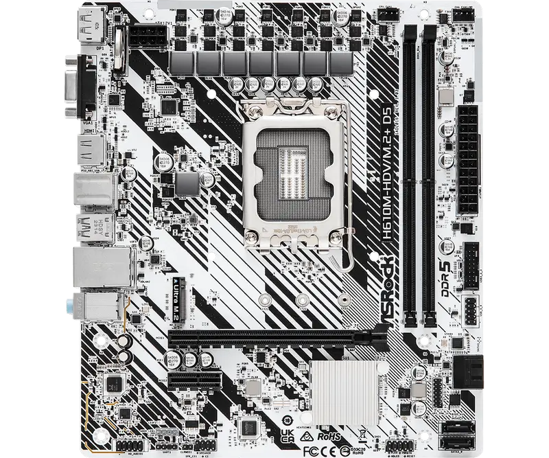 ASRock H610M-HDV/M.2+ D5 LGA1700 Micro-ATX