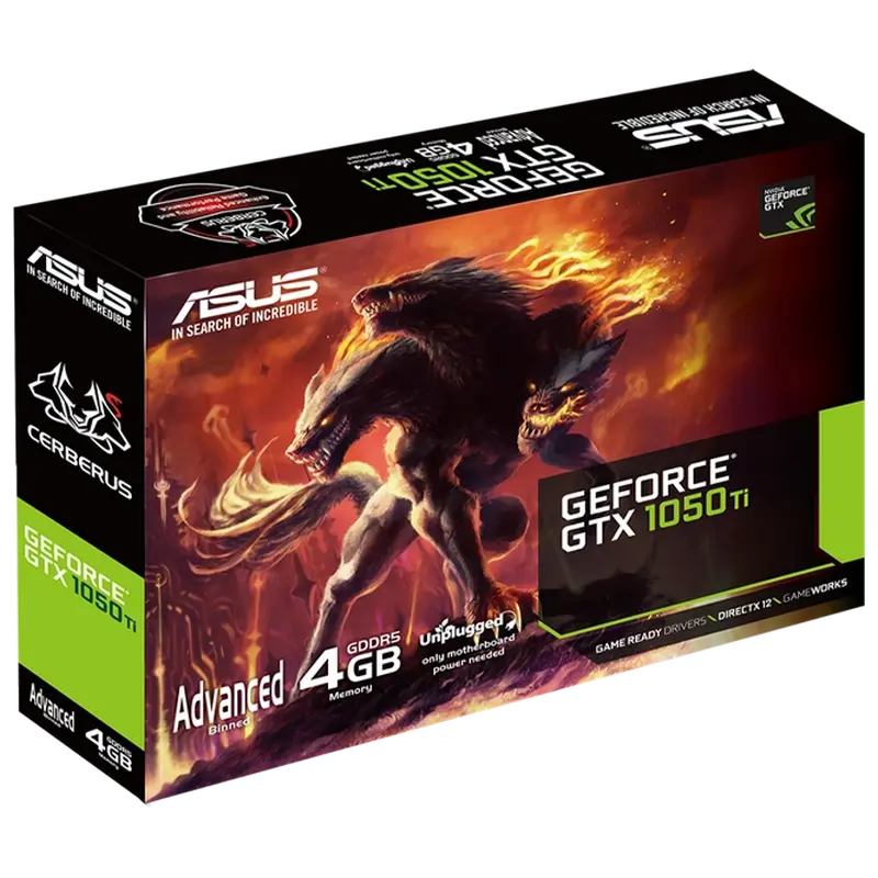 ASUS Cerberus GeForce GTX 1050 Ti Advanced