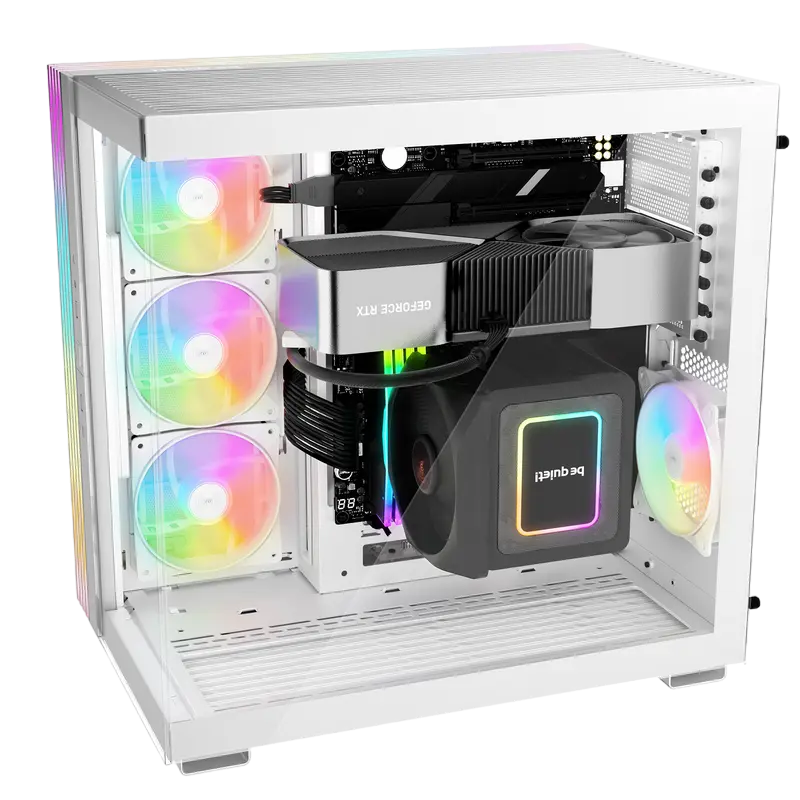 be quiet! LIGHT BASE 600 DX Midi-Tower Alb