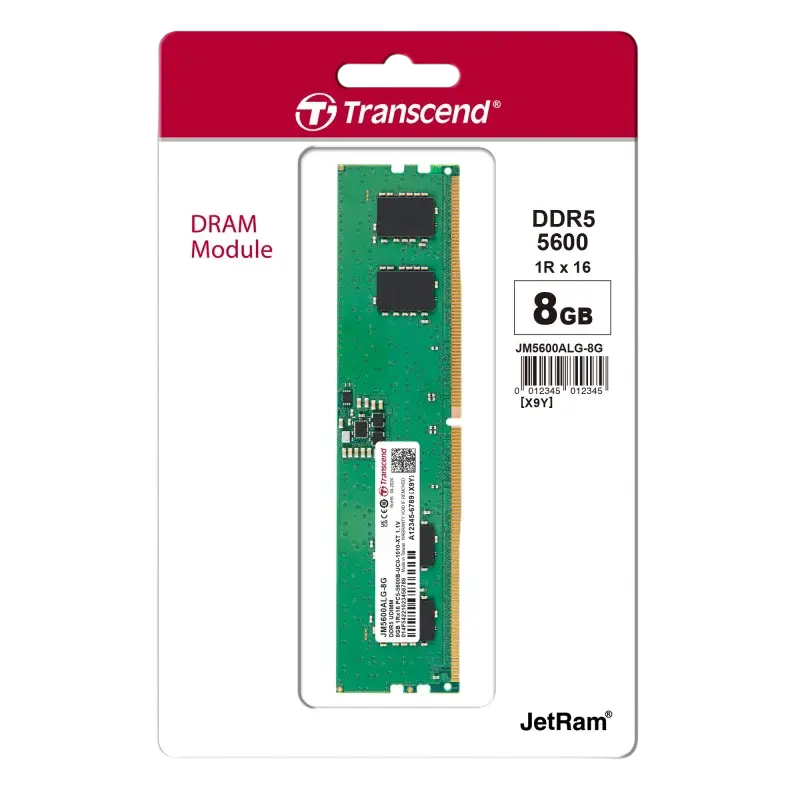 Transcend JetRam 8GB DDR5 5600MHz