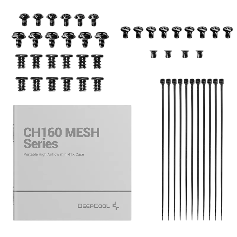 Deepcool CH160 Mini-Tower Negru