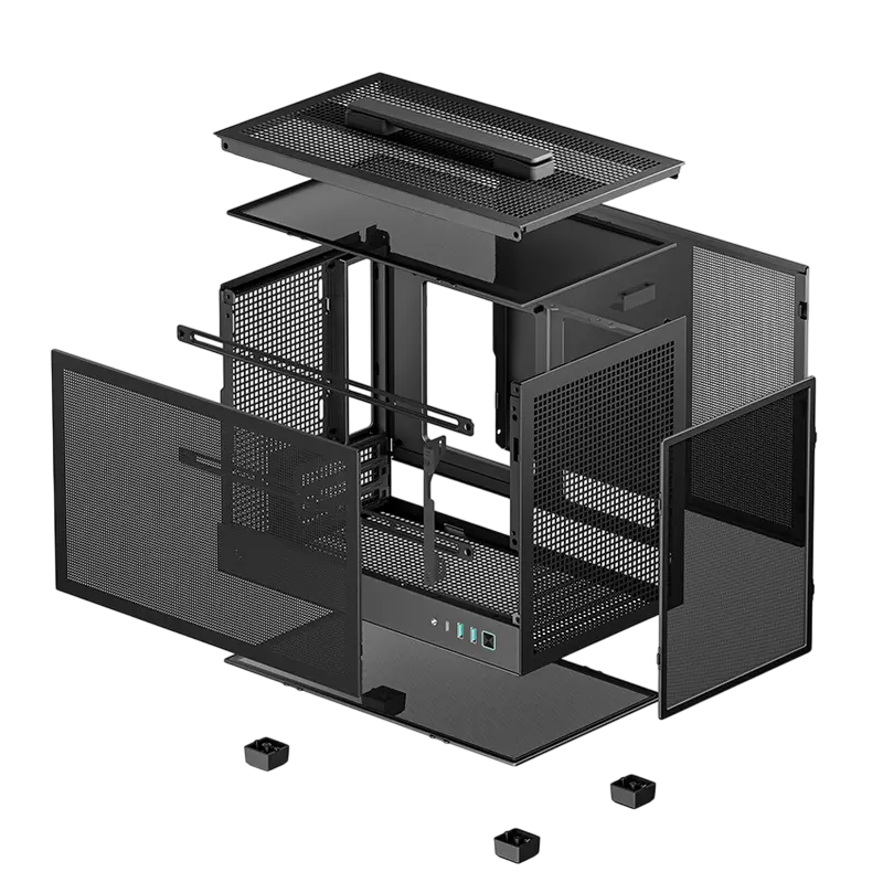 Deepcool CH160 Mini-Tower Negru