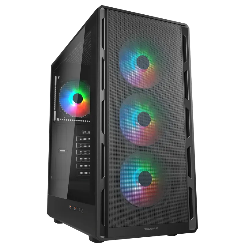 Cougar Airface Pure RGB Midi-Tower Negru