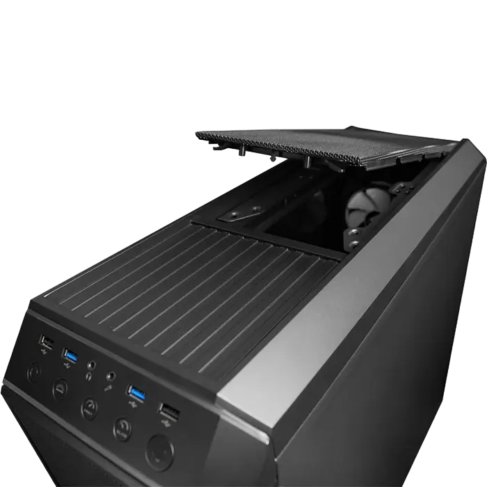 Chieftec GP-03B-OP Midi-Tower Negru