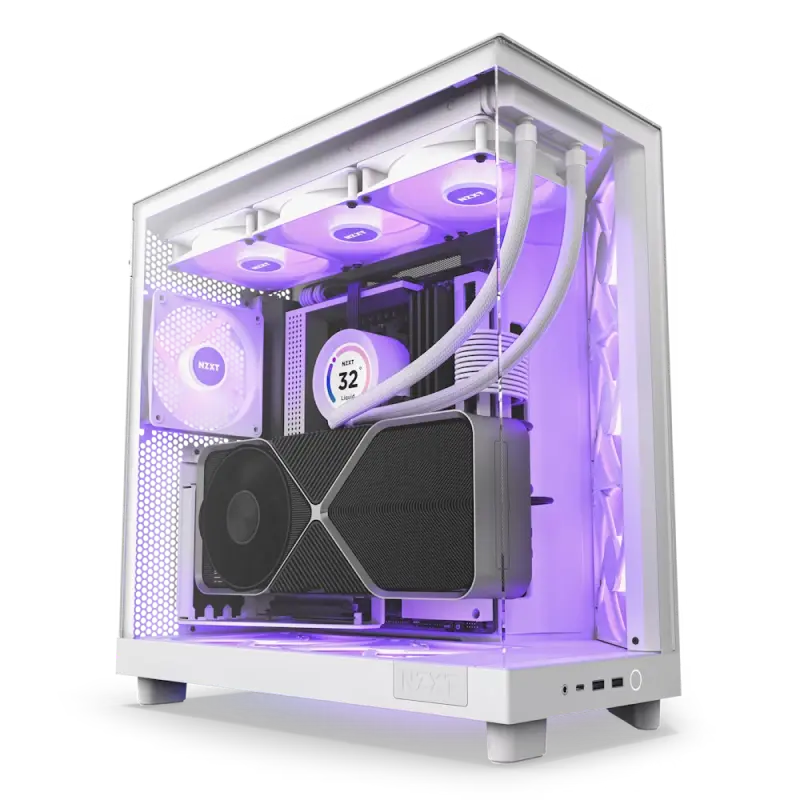 NZXT H6 Flow RGB Midi-Tower Alb