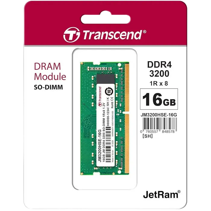Transcend PC25600 16GB DDR4 3200MHz