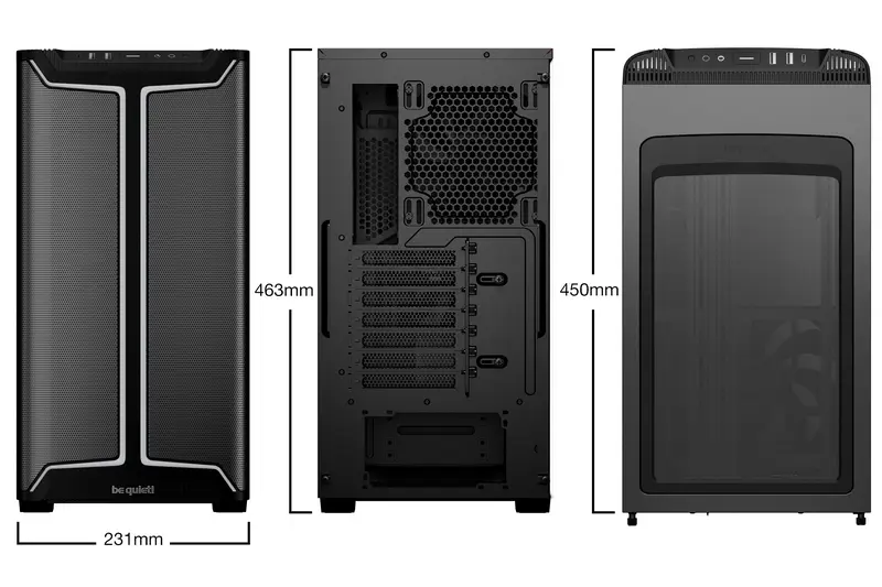 be quiet! PURE BASE 501 DX Midi-Tower Negru