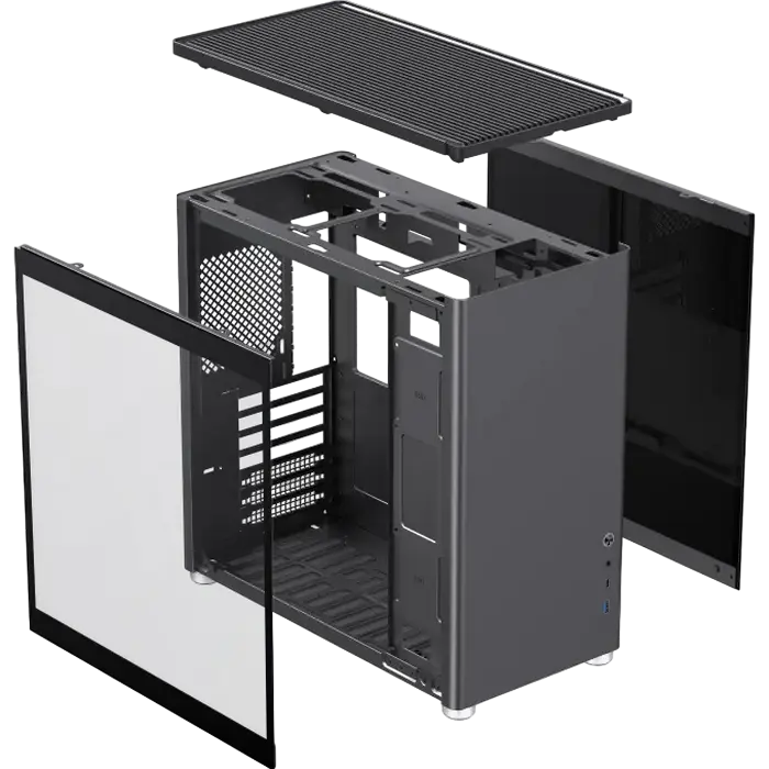 Gamemax SPARK PRO BK Midi-Tower Negru