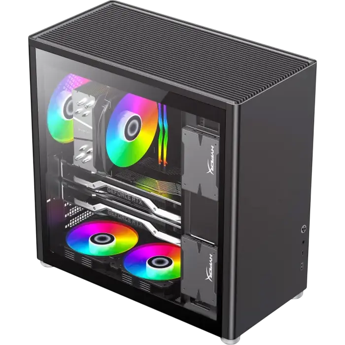 Gamemax SPARK PRO BK Midi-Tower Negru