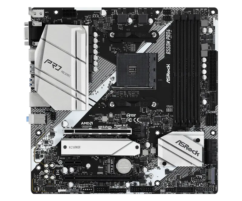 ASRock B550M Pro4 AM4 Micro-ATX