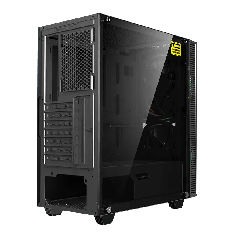 Gamemax BLACK HOLE Midi-Tower Negru