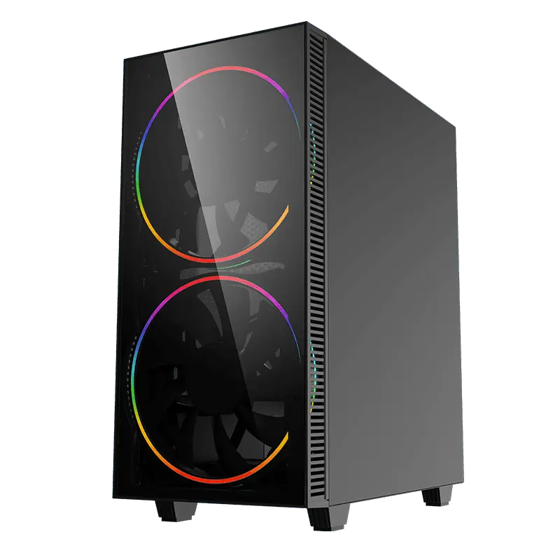 Gamemax BLACK HOLE Midi-Tower Negru