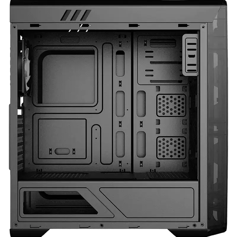 Gamemax MOONLIGHT FRGB BK Midi-Tower Negru