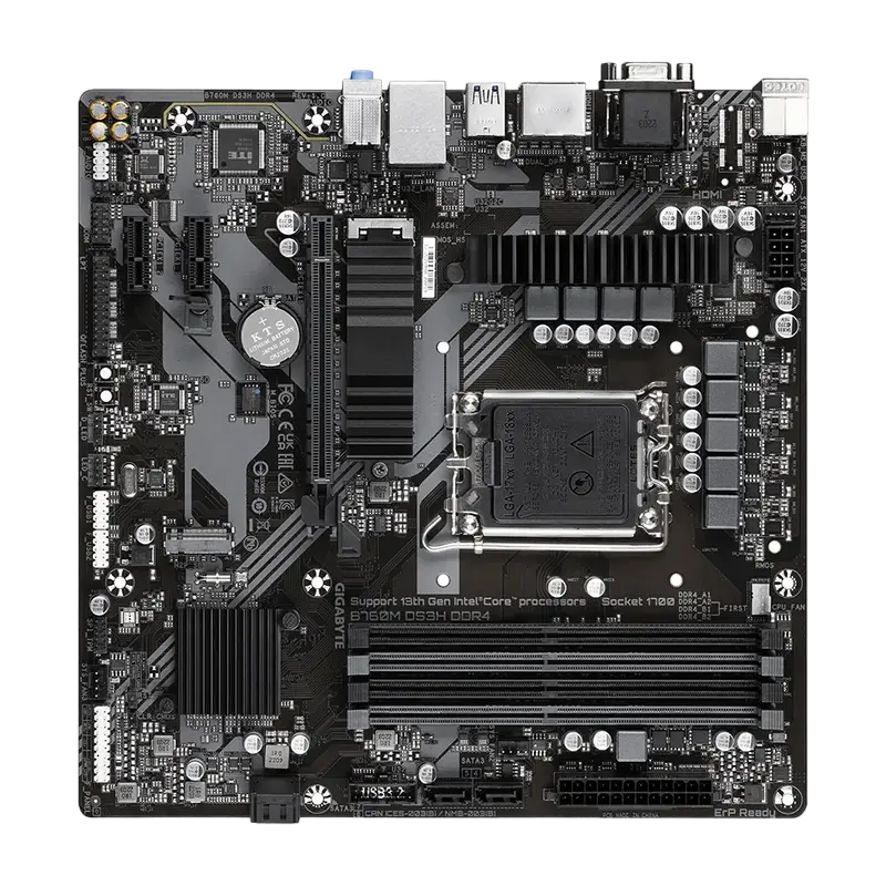 Gigabyte B760M DS3H DDR4 LGA1700 Micro-ATX
