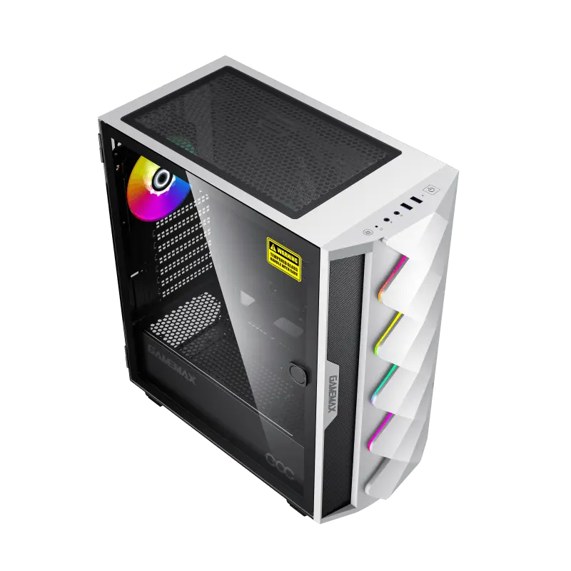 Gamemax DIAMOND COC Midi-Tower Alb