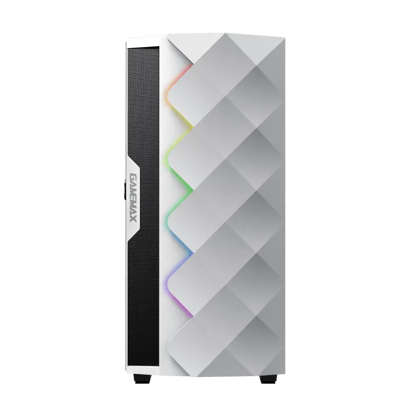 Gamemax DIAMOND COC Midi-Tower Alb