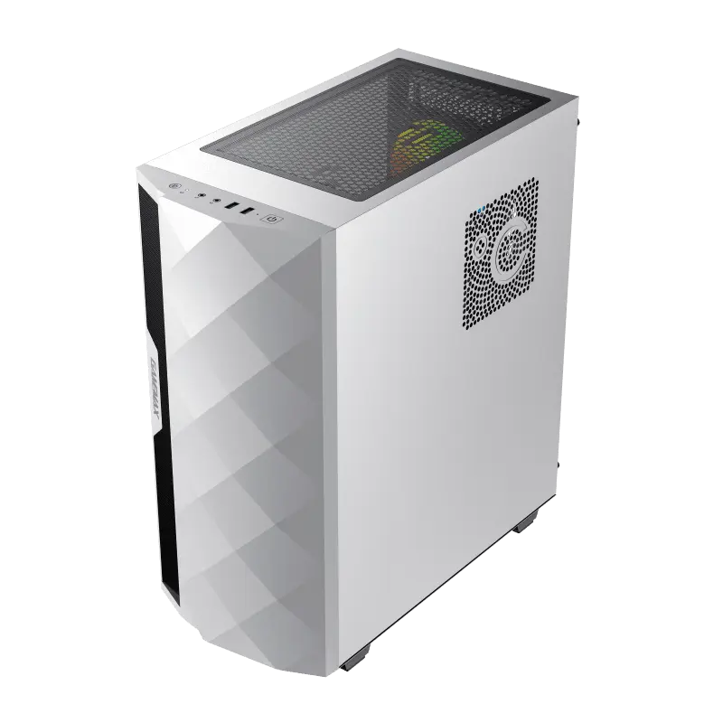 Gamemax DIAMOND COC Midi-Tower Alb
