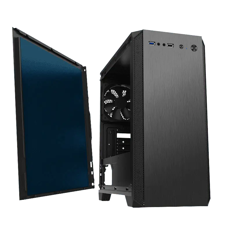 Gamemax SILENT HILL Midi-Tower Negru