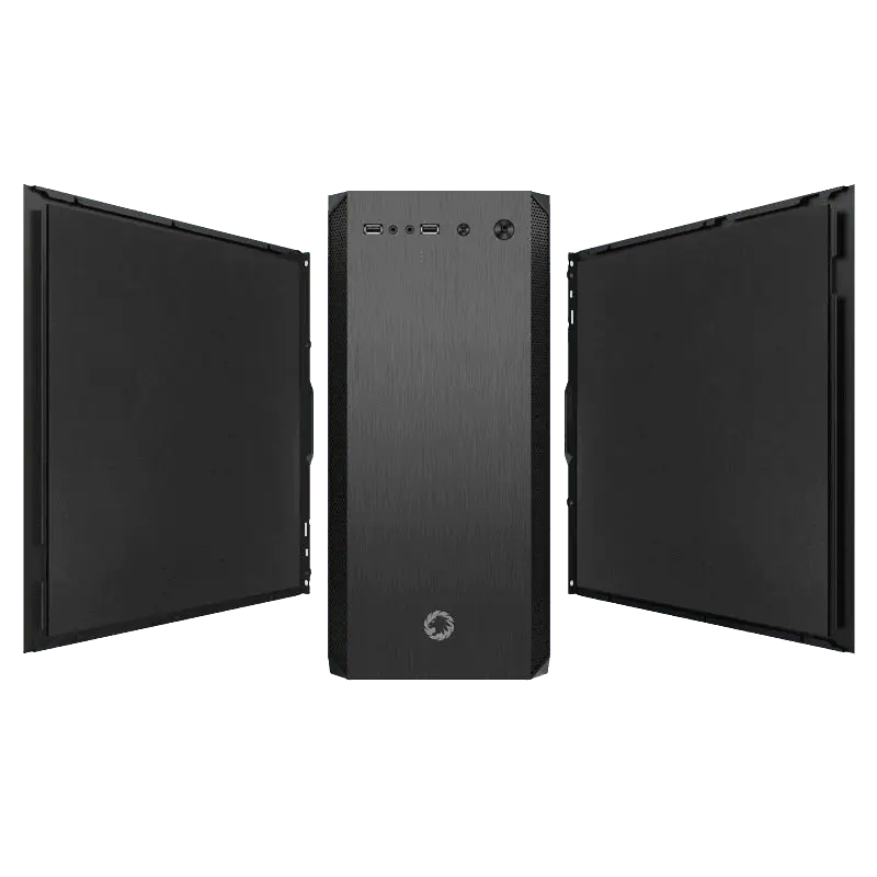 Gamemax SILENT HILL Midi-Tower Negru