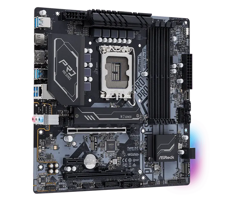 ASRock H670M PRO RS LGA1700 Micro-ATX