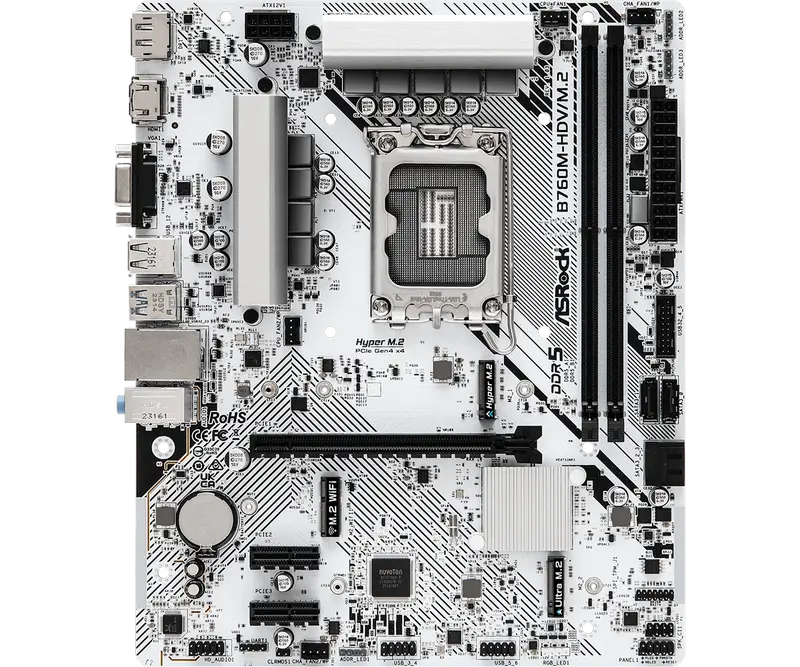 ASRock B760M-HDV/M.2 LGA1700 Micro-ATX