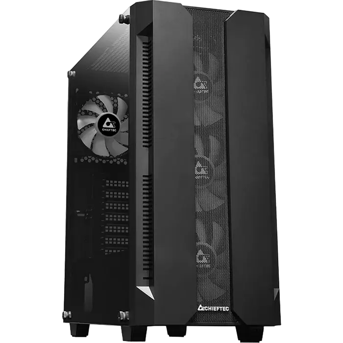 Chieftec GS-01B-OP Midi-Tower Negru