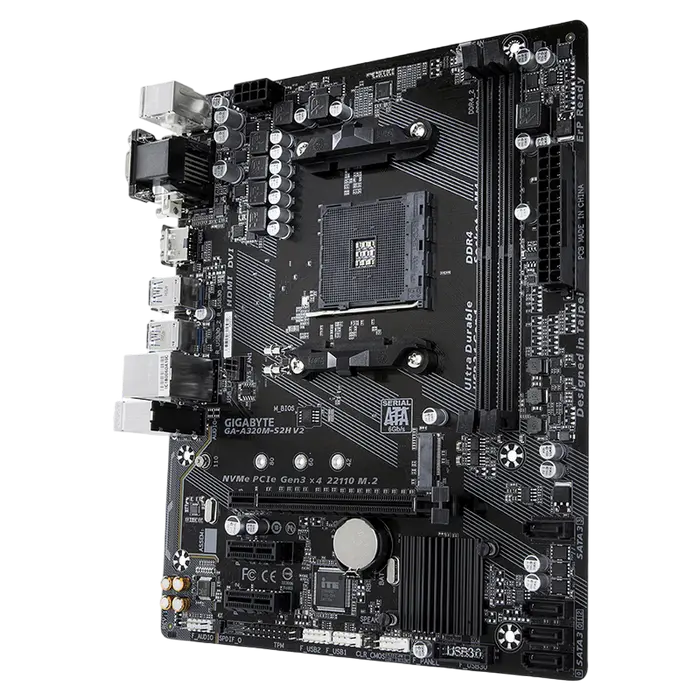 Gigabyte A320M-S2H V2 AM4 Micro-ATX