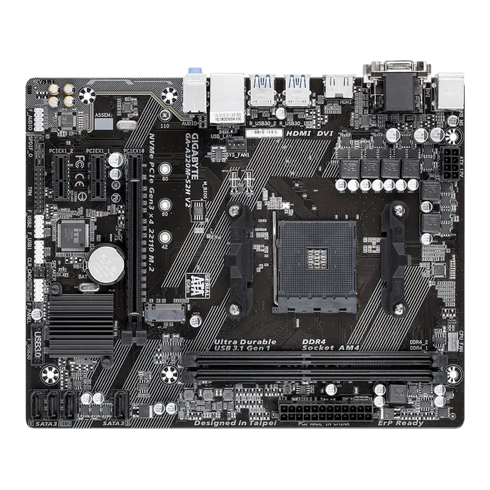 Gigabyte A320M-S2H V2 AM4 Micro-ATX