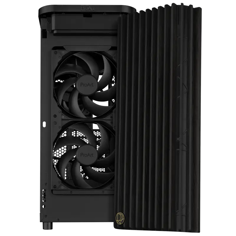 ASUS ProArt PA401 Wood TG Midi-Tower Black