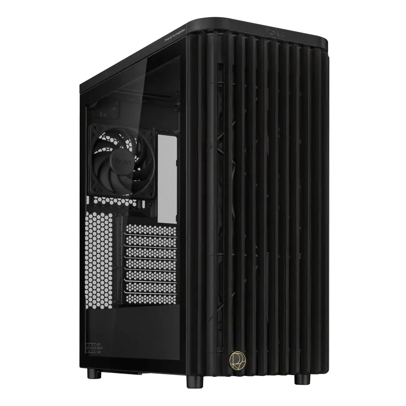 ASUS ProArt PA401 Wood TG Midi-Tower Negru