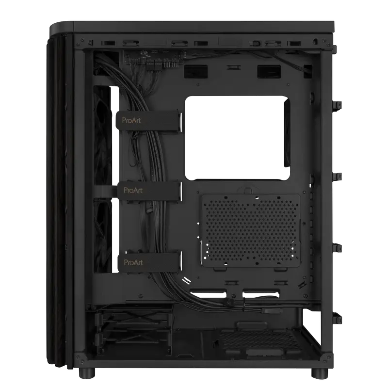 ASUS ProArt PA401 Wood TG Midi-Tower Black