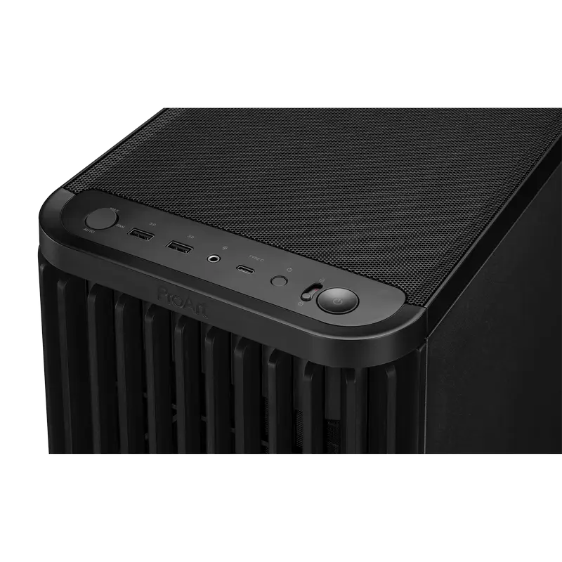 ASUS ProArt PA401 Wood TG Midi-Tower Black