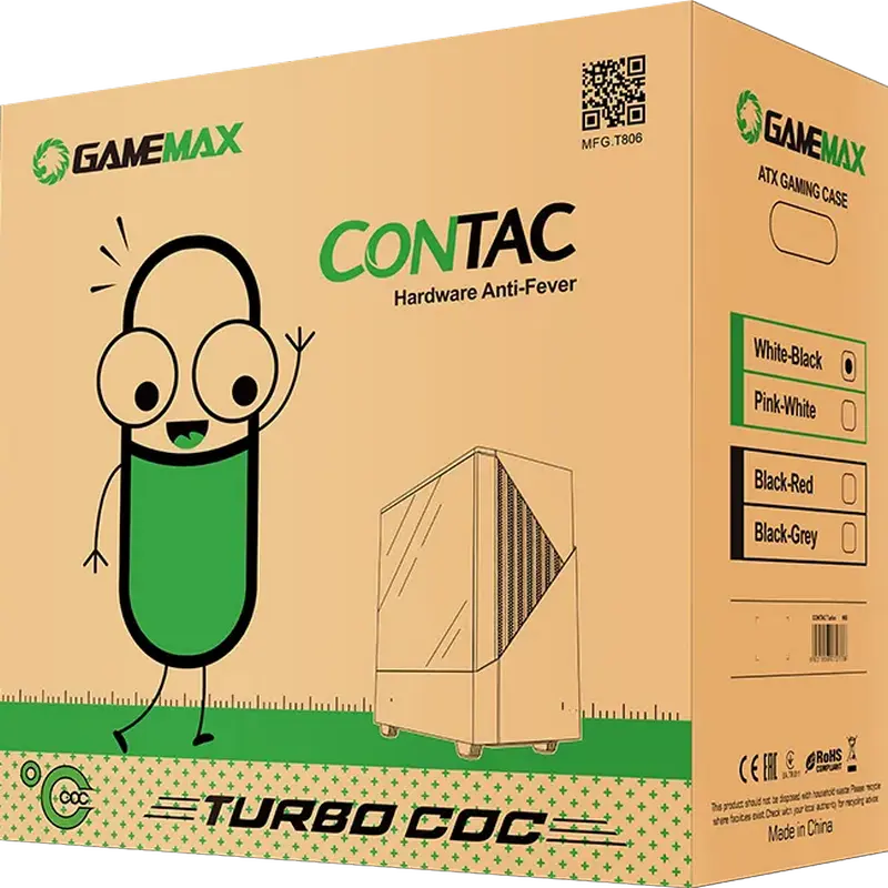 Gamemax CONTACCOC Midi-Tower Black
