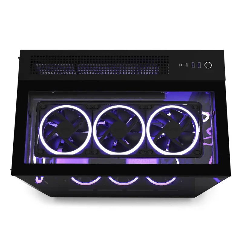 NZXT H9 Elite Midi-Tower Negru