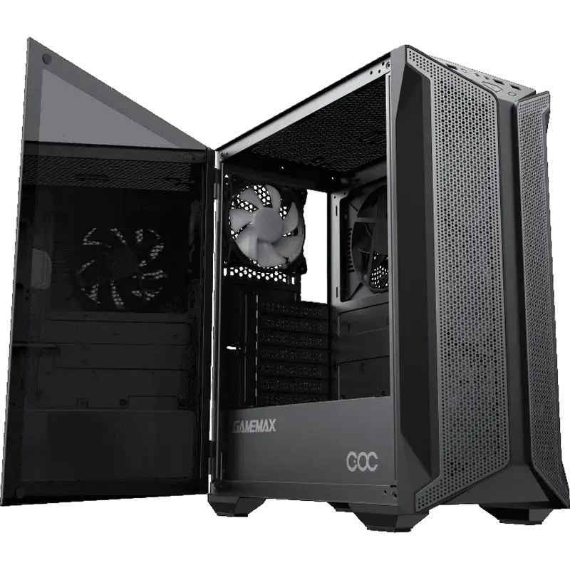 Gamemax BRUFEN C1 Midi-Tower Черный