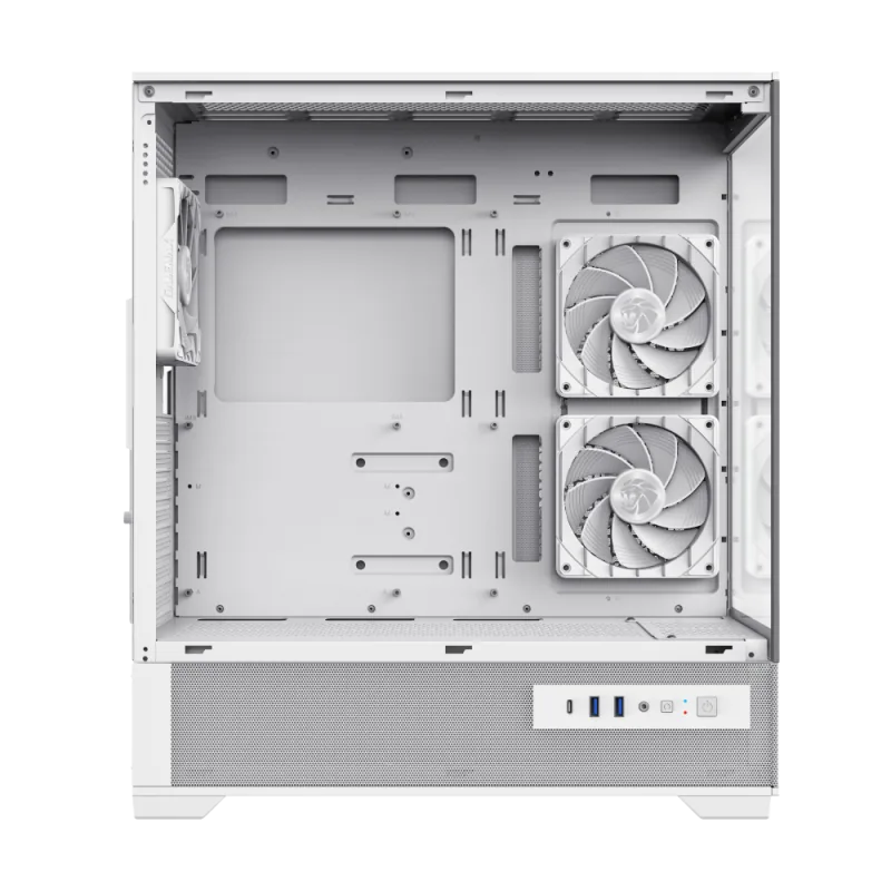 Gamemax VISTA 2 AW Midi-Tower Alb
