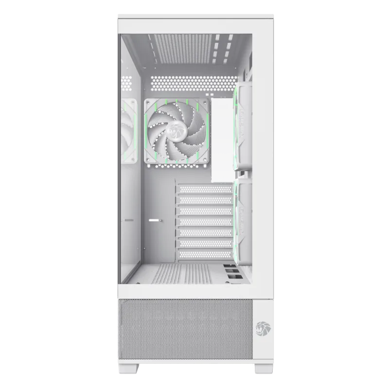 Gamemax VISTA 2 AW Midi-Tower Alb