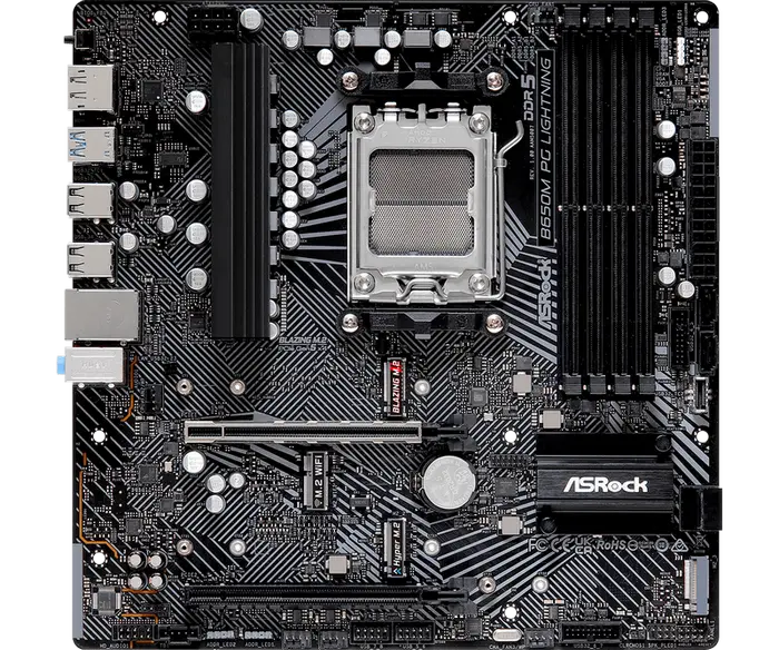ASRock B650M PG LIGHTNING AM5 Micro-ATX
