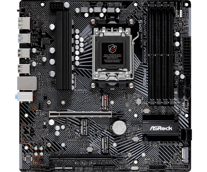 ASRock B650M PG LIGHTNING AM5 Micro-ATX